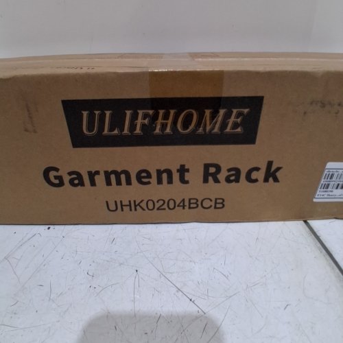 ULIFEHOME E1 HEAVY DUTY CLOSET GARMENT RACK - 14" X 88" X 71.4" - WHITE (MODEL: UHK0204BCB) image 2