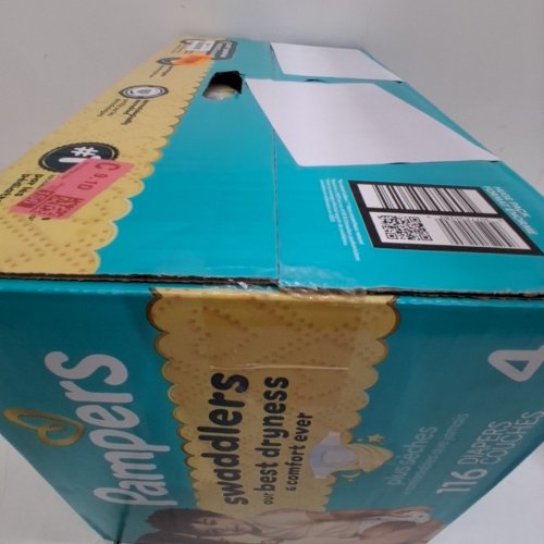 116PK PAMPERS SWADDLERS 360 LEAKPROOF DISPOSABLE BABY DIAPERS - SIZE 4 (15LBS- 34LBS)LBS) image 3