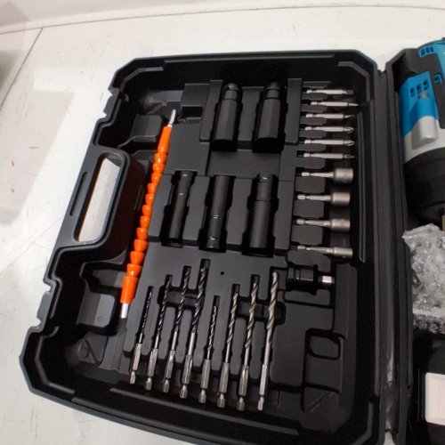 P-KOYEBOLT CORDLESS HIGH TORQUE IMPACT WRENCH KIT WITH 2 BATTERIES- 21 V, 2300 RPM - TEAL AND BLACK image 4
