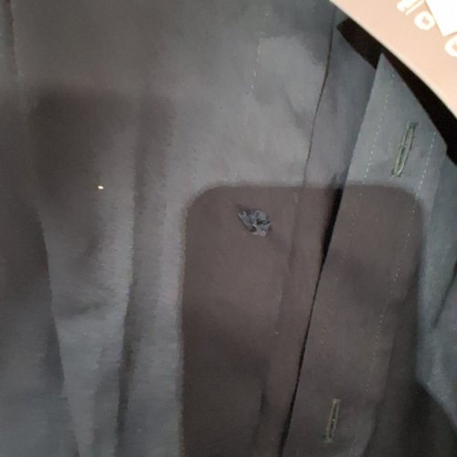 MEN'S ARIAT TEAM LOGO TWILL FITTED DRESS SHIRT- SIZE MEDIUM- BLACK ( STYLE: 10034231) image 3
