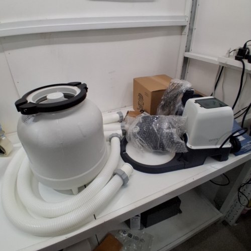 INTEX SX2100 KRYSTAL CLEAR SAND FILTER PUMP FOR ABOVE GROUND POOLS - 2100GPH - WHITE/GREY (MODEL: SFW80110/SX2100) image 2