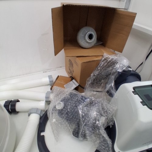 INTEX SX2100 KRYSTAL CLEAR SAND FILTER PUMP FOR ABOVE GROUND POOLS - 2100GPH - WHITE/GREY (MODEL: SFW80110/SX2100) image 3