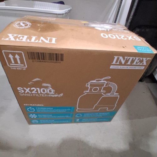 INTEX SX2100 KRYSTAL CLEAR SAND FILTER PUMP FOR ABOVE GROUND POOLS - 2100GPH - WHITE/GREY (MODEL: SFW80110/SX2100) image 4