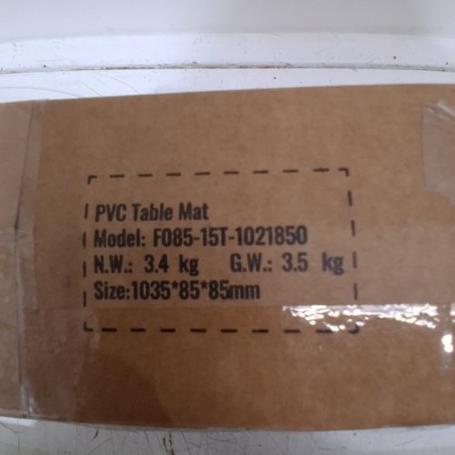 VEVOR PVC TABLE MAT - 40" X 60" - CLEAR (MODEL: F085-15T-1021850) image 2