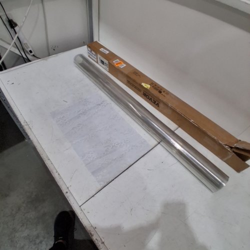 VEVOR PVC TABLE MAT - 40" X 60" - CLEAR (MODEL: F085-15T-1021850) image 3