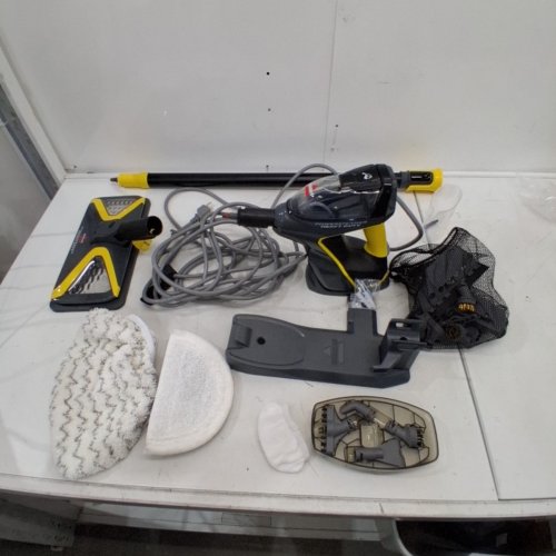 BISSELL 3-IN-1 POWERSTEAMER HEAVY DUTY STEAM MOP & HANDHELD CLEANER - GREY/YELLOW (MODEL: 2685B) image 3