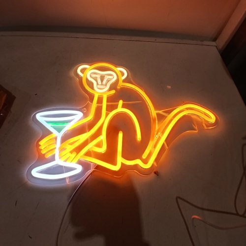 MONKEY DESIGN LED NEON SIGN - MULTICOLOR image 2