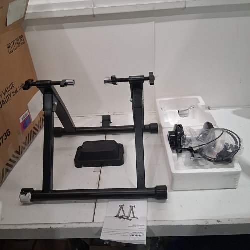 COSTWAY MAGNETIC INDOOR BICYCLE TRAINER WITH 5 LEVELS OF RESISTANCE - (MODEL: SP24736) image 2