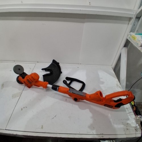 BLACK AND DECKER STRING TRIMMER AND EDGER WITH AUTO FEED 14" - BLACK/ORANGE (MODEL: BESTA510-CA) image 3