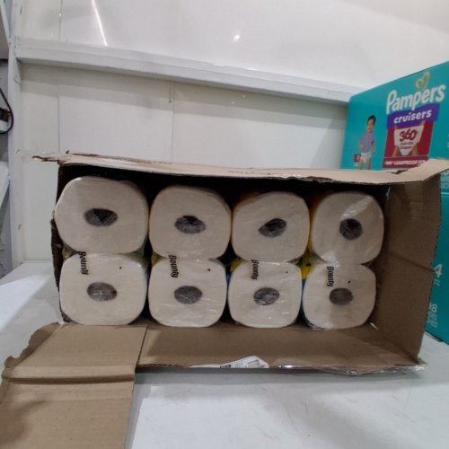 8PK BOUNTY DOUBLE PLUS PAPER TOWEL ROLLS - 103 SHEETS/ROLL - WHITE (MODEL: 15702) image 2