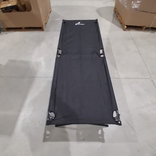 SPORTNEER ULTRALIGHT FOLDING PORTABLE CAMPING COT BED WITH 330LB CAP - 78" X 28" - BLACK (MODEL: FCC-02) image 2