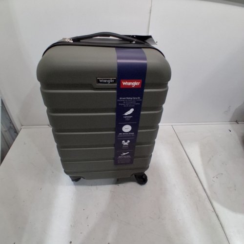 WRANGLER HARDSIDE CARRY-ON SPINNER LUGGAGE - 22" - OLIVE (MODEL: WR-87720-330) image 4