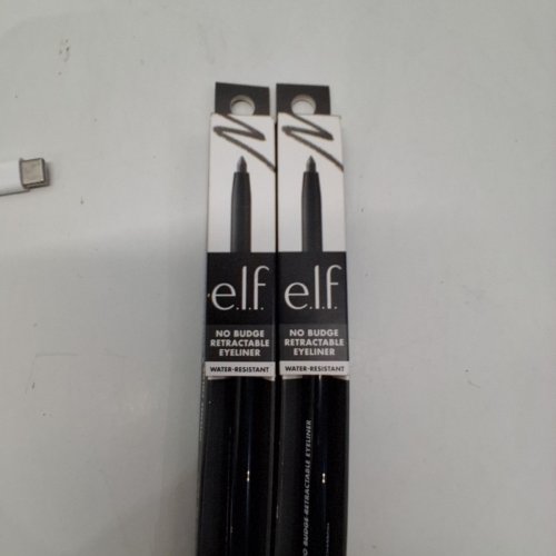 2 E.L.F. WATER-RESISTANT RETRACTABLE EYELINER - 0.008 OZ EACH- CHARCOAL image 3