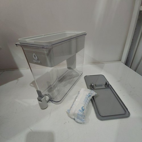 BRITA WATER FILTRATION SYSTEM 1 BRITA STANDARD FILTER INCLUDED - 27 CUP CAPACITY - GREY image 2