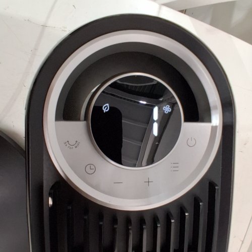 DREO SMART TOWER FAN WITH REMOTE CONTROL AND 12H TIMER - 42" - BLACK/SILVER (MODEL: DR-HTF009S) image 2