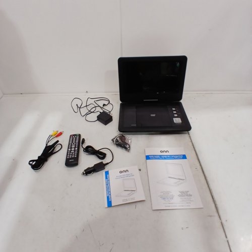 ONN PORTABLE DVD PLAYER WITH REMOTE CONTROL - 10" - BLACK (MODEL: 100093889 ) image 3