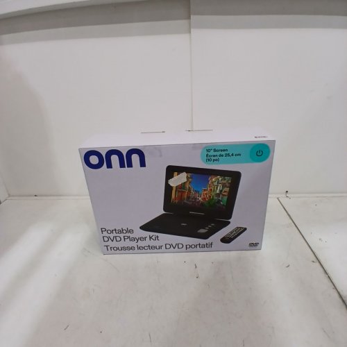 ONN PORTABLE DVD PLAYER WITH REMOTE CONTROL - 10" - BLACK (MODEL: 100093889 ) image 5