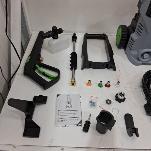 PATOOLIO ELECTRIC HIGH PRESSURE WASHER - 23FT HOSE - 1800W - 4500PSI - 2.8GPM - GREEN/BLACK (MODEL: W8) image 4