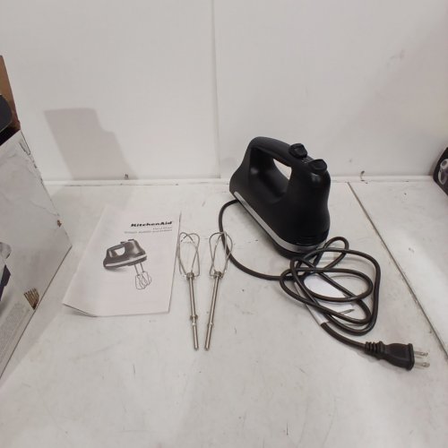 KITCHENAID 5 SPEED HAND MIXER - MATTE BLACK (MODEL: KHM512BM) image 3