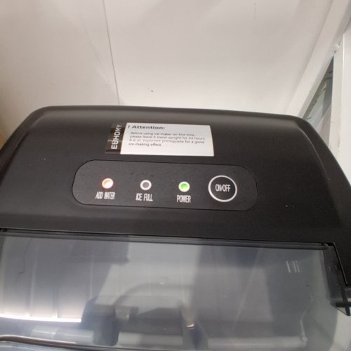 EUHOMY COUNTERTOP ICE MAKER - MAKES 26LBS/DAY - BLACK (MODEL: IM-06D) image 2