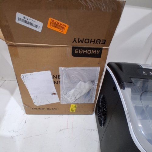 EUHOMY COUNTERTOP ICE MAKER - MAKES 26LBS/DAY - BLACK (MODEL: IM-06D) image 6