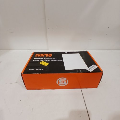 SUNPOW METAL DETECTOR - WATERPROOF FOR GOLD DETECTING - STABLE ANTI INTERFERENCE - BIG LCD DISPLAY - 4 MODES - IP68 SEARCH COIL - BLACK/ORANGE (MODEL: OT-MD13) image 2