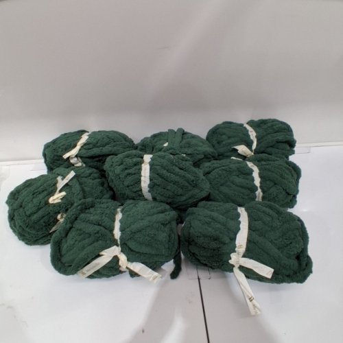 8PK MELLOBELLO JUMBO CHUNKY YARN FOR HAND KNITTING - 26 YARDS- GREEN (MODEL: B0G1M6G717) image 3