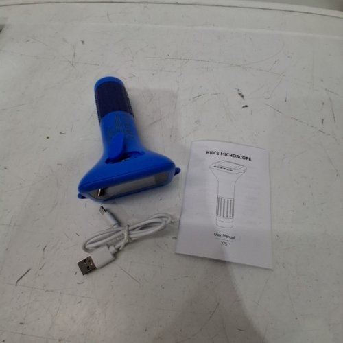 KIDS PORTABLE DIGITAL HANDHELD MICROSCOPE - 3" LCD DISPLAY, 1000X MAGNIFICATION - BLUE image 4