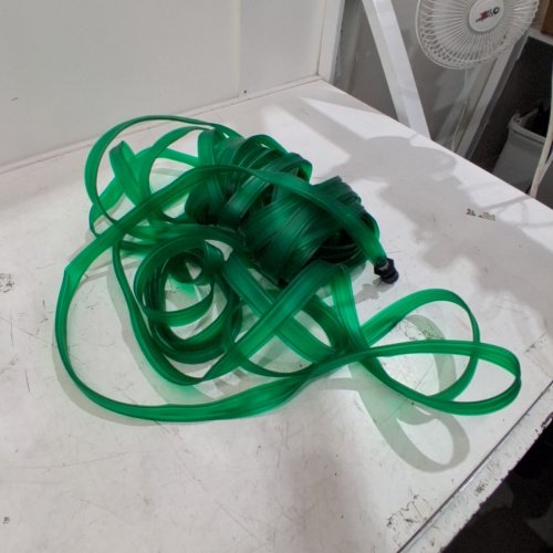 PVC FLAT SPRINKLER SOAKER HOSE - 50FT- GREEN image 2