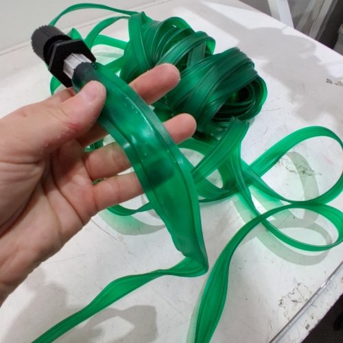 PVC FLAT SPRINKLER SOAKER HOSE - 50FT- GREEN image 3
