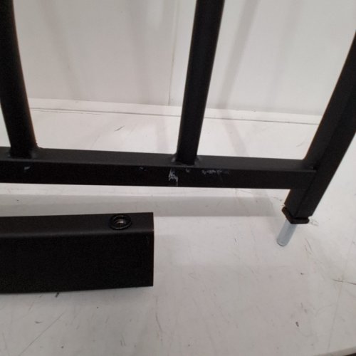 REGALO HOME ACCENTS EXTRA WIDE METAL WALK-THROUGH SAFETY GATE (BLACK) - 0310 DS image 3