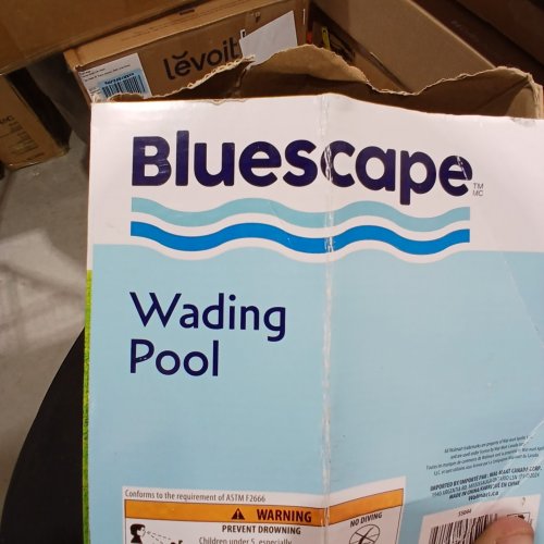BLUESCAPE WADING POOL - 8FT - BLUE/FISH image 2