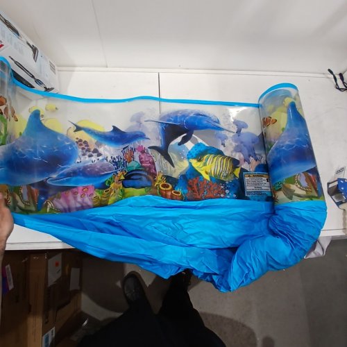 BLUESCAPE WADING POOL - 8FT - BLUE/FISH image 4