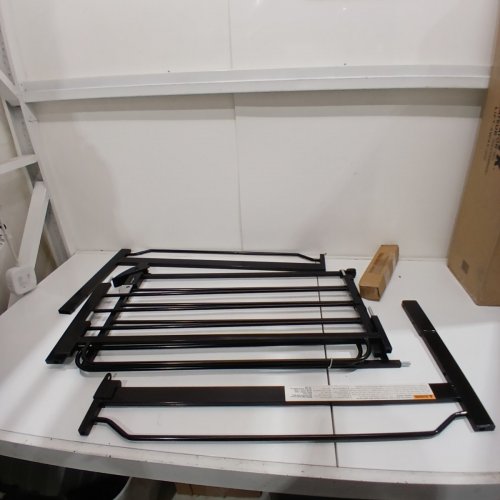 REGALO EASY STEP EXTRA WIDE METAL SAFETY GATE - 30" X 29" - 49" - BLACK (MODEL: 1164EB) image 2