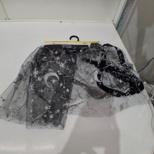 WOMEN'S WAY TO CELEBRATE STARRY TUTU - LARGE/EXTRA-LARGE - BLACK / SILVER image 2