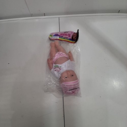 GIRLS BABY DOLL TOY - 12" - PINK image 2