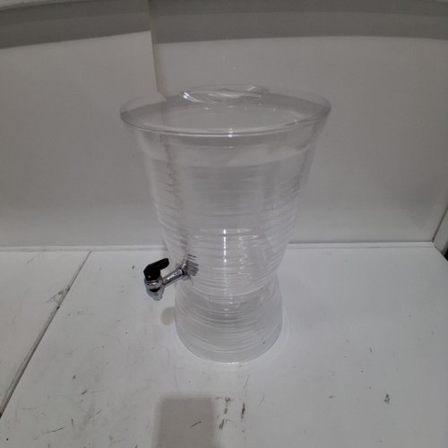CREATIVEWARE RM-BEV01 POLY PROP BEVERAGE DISPENSER 3-GALLON UNBREAKABLE BEVERAGE DISPENSER, CLEAR image 2