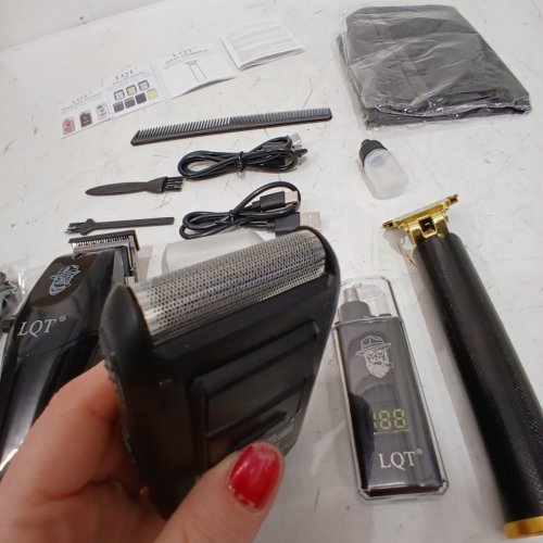 LQT GROOMING ELECTRIC HAIR TRIMMER SET - BLACK image 4