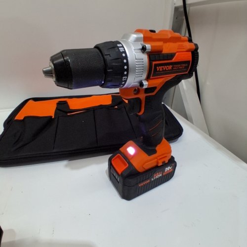 9PC CORDLESS POWER TOOL COMBO KIT - CORDLESS DRILL, IMPACT DRIVER, BATTERIES, CHARGER, RECIPROCATING SAW, CIRCULAR SAW, AND WORK LIGHT - ORANGE / BLACK (MODEL: ML-IS79-200 K) image 4
