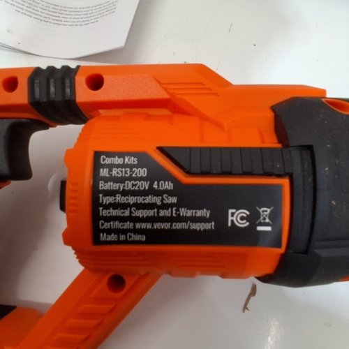 9PC CORDLESS POWER TOOL COMBO KIT - CORDLESS DRILL, IMPACT DRIVER, BATTERIES, CHARGER, RECIPROCATING SAW, CIRCULAR SAW, AND WORK LIGHT - ORANGE / BLACK (MODEL: ML-IS79-200 K) image 11