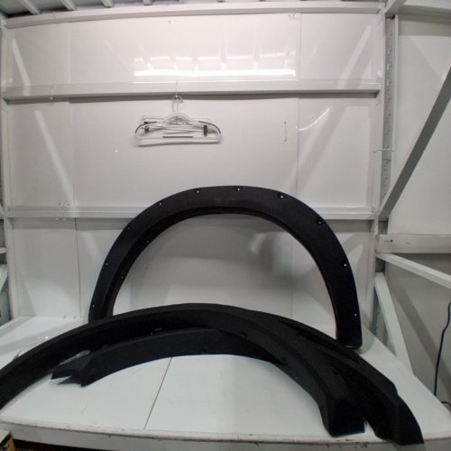 4PC ECOTRIC FENDER FLARES COMPATIBLE WITH VARIOUS RAM MODELS - TEXTURED BLACK RIVET (MODEL: ‎VC-LYAP-247) image 3