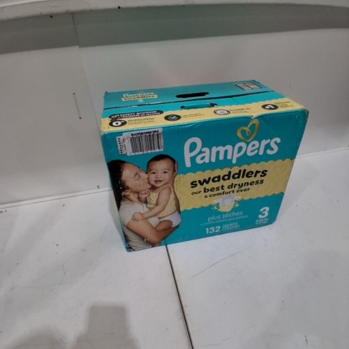 132PK PAMPERS SWADDLERS DIAPERS - SIZE 3 (1326LB) image 2