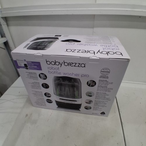 BABYBREZZA BOTTLE WASHER PRO 3-IN-1 WASHER/STERILIZER/DRYER - HOLDS 4 BOTTLES - BLACK/WHITE (MODEL: BRZ0103) image 5