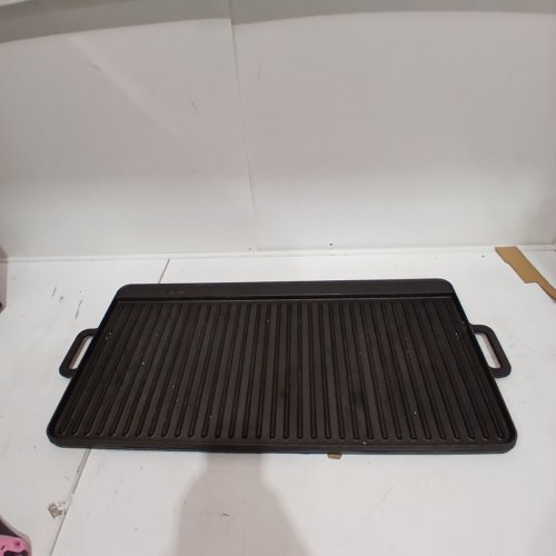 PIT BOSS 2-SIDED CAST IRON GRIDDLE - 14" X 28" - BLACK CAST IRON (MODEL: INTERNATIONAL 40265) image 3