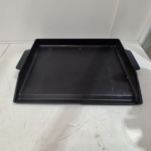 BBQ FUTURE UNIVERSAL CAST IRON GRIDDLE FOR GAS GRILL WITH SPATULA SET - 23" X 16" X 2.6" - BLACK (MODEL: GRIDDLE2316) image 2
