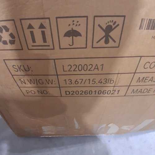 FOLDABLE PLASTIC TABLE - 32"DX43"H -BLACK (MODEL: L22002A1) image 2