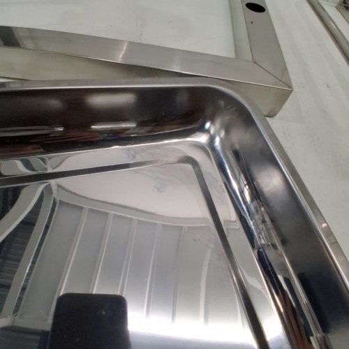 PORTABLE LAB CART MAYO TRAY - 18" X 14", HEIGHT ADJUSTABLE 32"-51", REMOVABLE TRAY - STAINLESS STEEL (MODEL: JCL006) image 4
