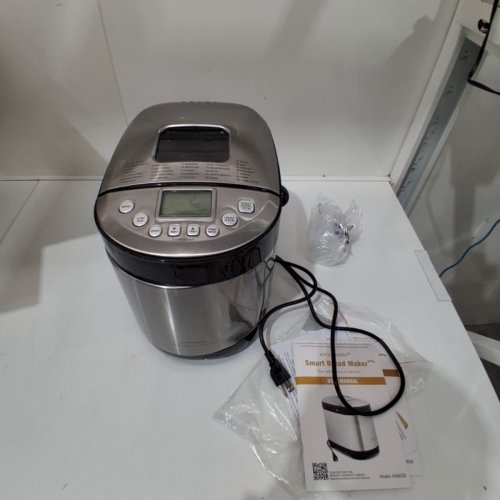 KITCHENARM 29-IN-1 SMART BREAD MAKER MACHINE WITH GLUTEN FREE SETTINGS, 1- 2 LB LOAFS, RECIPE BOOK INCLUDED - STAINLESS STEEL/BLACK (MODEL:KA8520) image 3