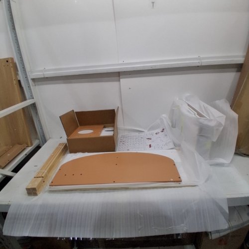 KIDS ROBUD PLAY KITCHEN - 29.7" X 13.8 X 38.6" - CARAMEL/BEIGE - (MODEL:WCF24) image 2