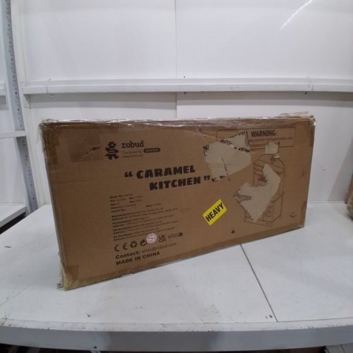 KIDS ROBUD PLAY KITCHEN - 29.7" X 13.8 X 38.6" - CARAMEL/BEIGE - (MODEL:WCF24) image 6